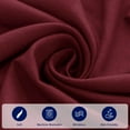 thumbnail image 4 of Subrtex Bed Sheets Wrinkle Resistant Premium Microfiber Deep Pocket Fitted Sheet, Wine, King, 4 of 7