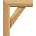 thumbnail image 3 of Ekena Millwork 6"W x 18"D x 22"H Traditional Block Rough Sawn Bracket w/ Offset Brace, Western Red Cedar, 3 of 25