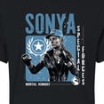 thumbnail image 3 of Mortal Kombat - Sonya - Juniors Cropped Graphic T-Shirt, 3 of 5