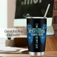 thumbnail image 6 of Best Bonus Dad Ever Tumbler Gifts, 20oz Stainless Steel Coffee Tumbler for Step Dad, Fathers Day Tumbler Gifts from Daughter Son Child, Birthday Christmas Gifts for Bonus Dad, 6 of 6