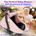 thumbnail image 7 of Waterproof Baby Car Seat Cover, Windproof Carseat Cover for Babies, Keeps babies Warm & Comfy, 7 of 7