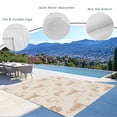 thumbnail image 3 of Beige Cow Skull Outdoor Rug for Patio/Deck/Porch, Non-Slip Large Area Rug 4 x 6 Ft, Southwestern Vintage Cowboy Boots Burlap Indoor Outdoor Rugs Washable Area Rugs, Camping Rug Carpet Runner, 3 of 8