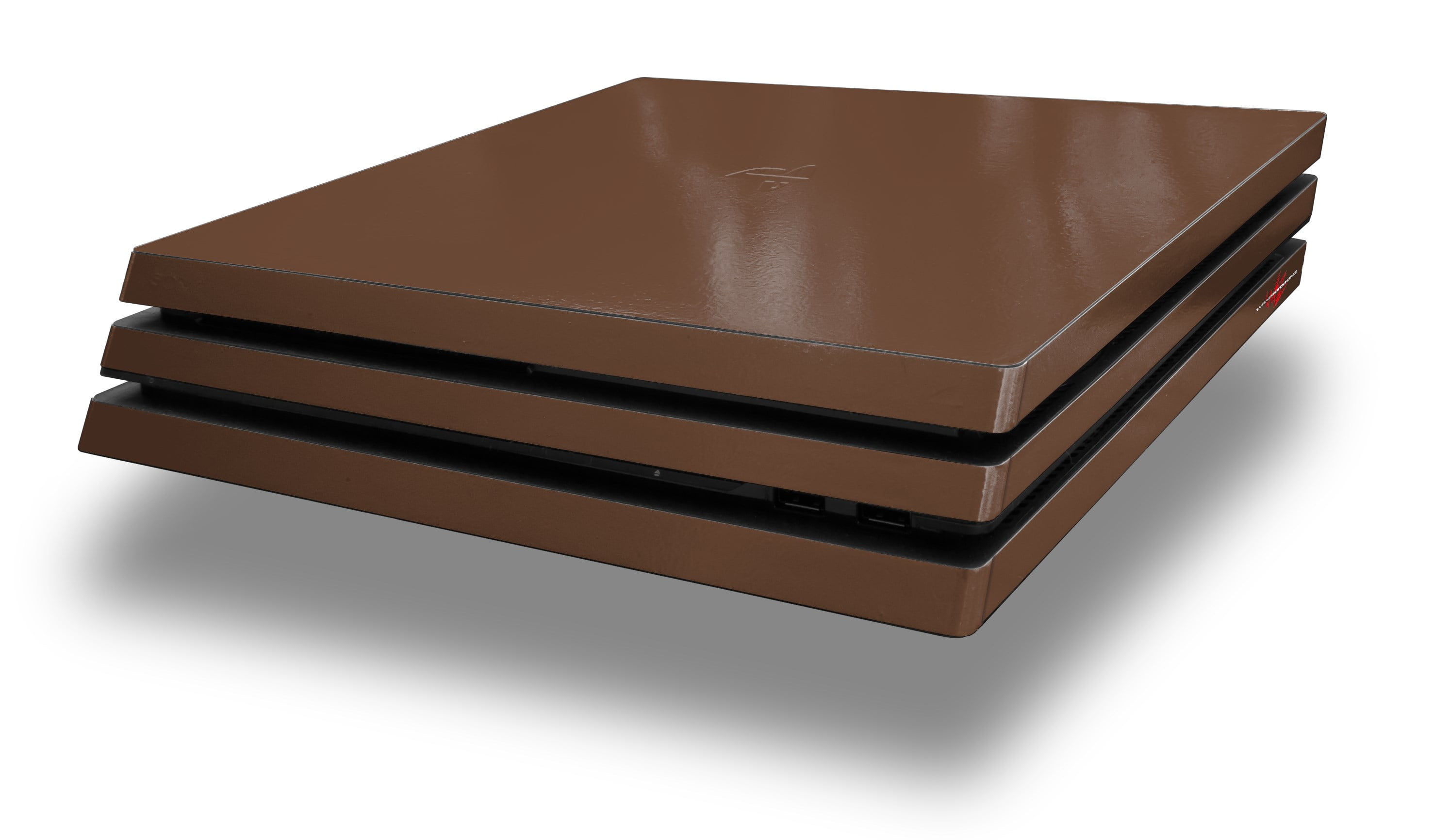 WraptorSkinz PS4 Pro Skin Wrap Solids Collection Chocolate Brown