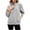 h821_Gray, variant on Sweatshirt for Women 2026 Mock Neck Quarter Zip Oversized Long Sleeve Sweatshirts with Pockets Winter Fleece Pullover, S-3XL
