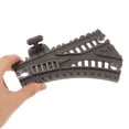 thumbnail image 2 of Accesorios de vías de tren, vías de tren de plástico, modelo de juguete de construcción, vías de ferrocarril para decoración de mesa de comedor de árbol de Navidad, 2 uds., 2 of 5