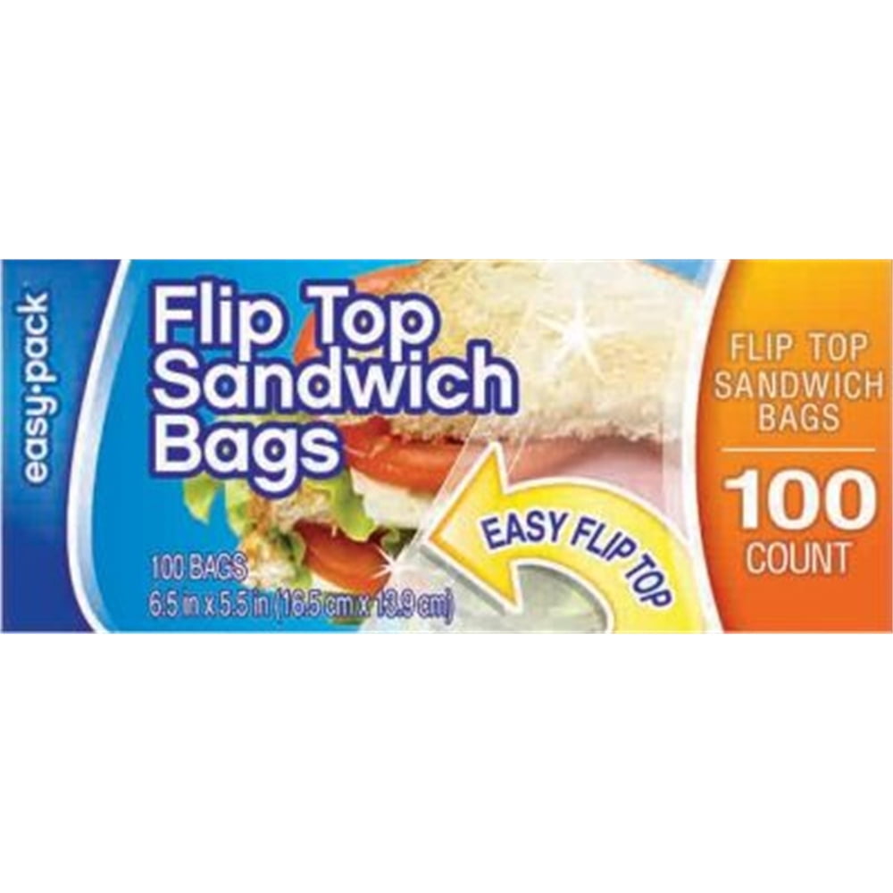 FLP Fold Top Sandwich Bag, 61/2 x 51/2 in