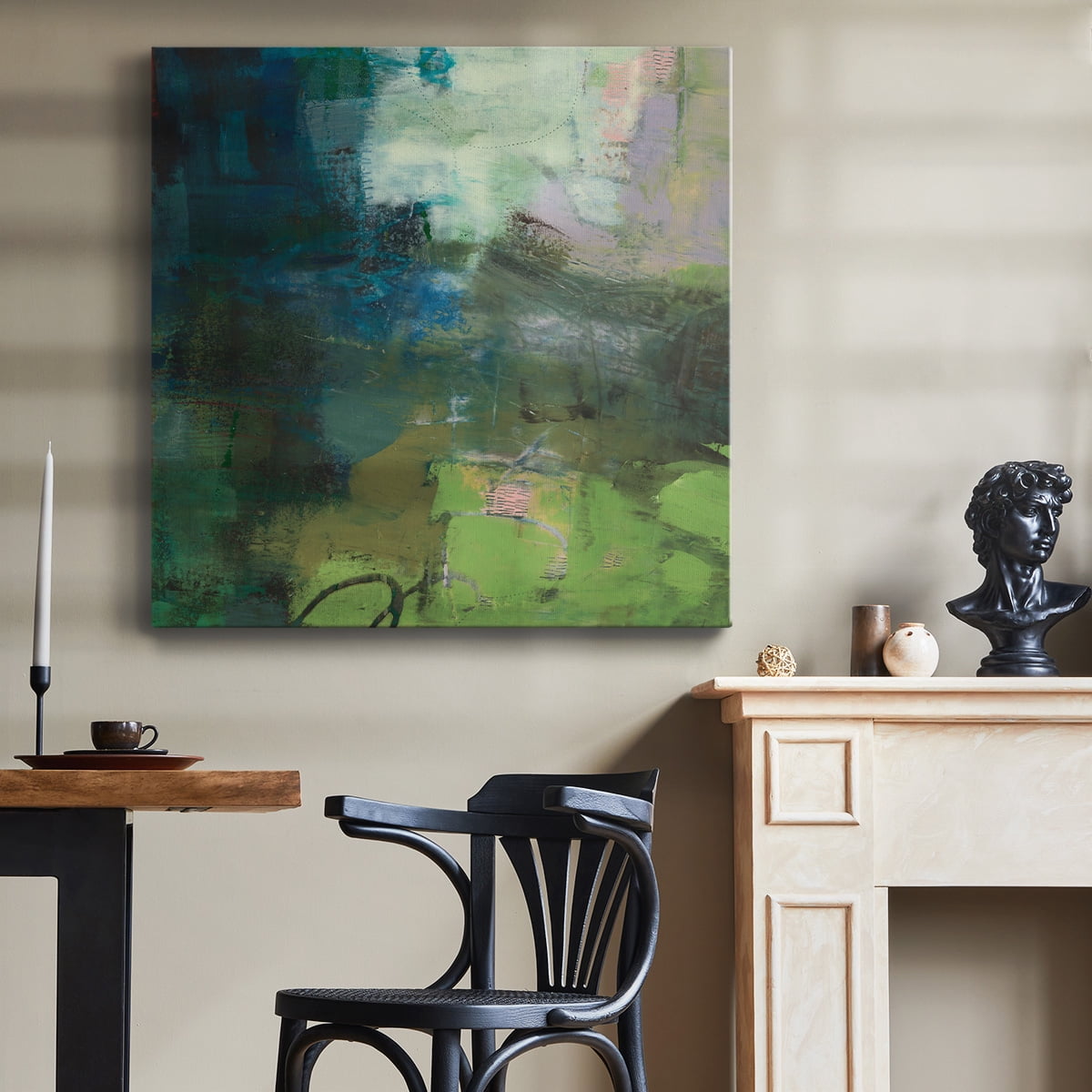 Wexford Home Custom Stone VI-Premium Gallery Wrapped Canvas, 24" x 24" - Ready to Hang