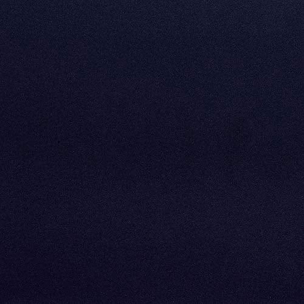 Exclusive Home Sateen Twill Woven Room Darkening Blackout Grommet Top Curtain Panel Pair, 52"x84", Peacoat Blue