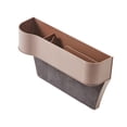thumbnail image 3 of Organizador de huecos para asientos de coche, organizador lateral para asientos de coche, universal, para coche Conductor marrón, 3 of 9