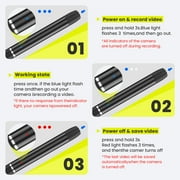 Mini Camera Pen Portable 1080P 64GB Memory Card USB Rechargeable Long Standby,Perfect for Office, Meeting & Home Monitoring