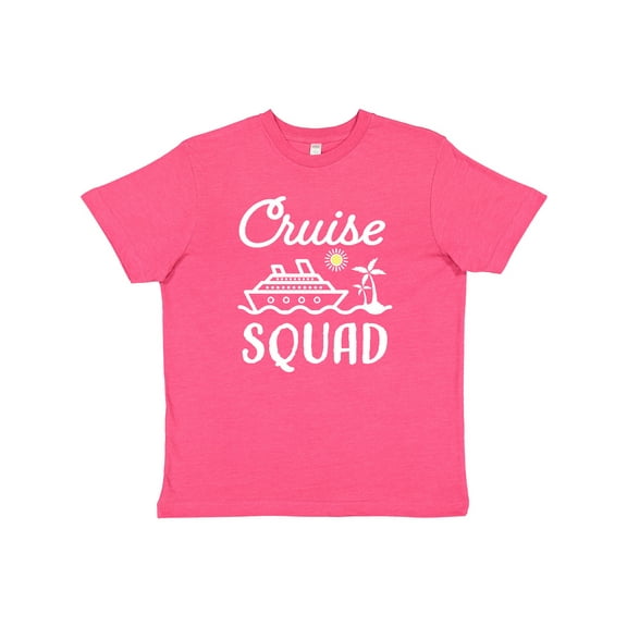 Inktastic Cruise Squad with Vector Cruise Ship and Palm Trees Youth T-Shirt