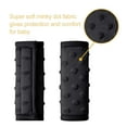 thumbnail image 3 of 2 Pieces Medium Car Seat Strap Covers Soft Car Seat Strap Shoulder Pads for All Car Seats, Black, 3 of 7