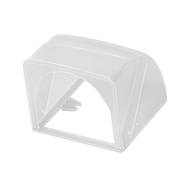 Caja de enchufe de pared con accesorios, cubierta de salida impermeable, caja de enchufe exterior impermeable para Plegable Claro