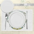 thumbnail image 3 of Ambesonne Sugar Skull Place Mats Set of 4, Folk Floral, Standard Size, Green Brown Seafoam, 3 of 6