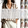 thumbnail image 4 of Horkkom Striped Shirt Women Long Sleeve Button Down Shirts Casual Loose Work Dress Shirts L, 4 of 7
