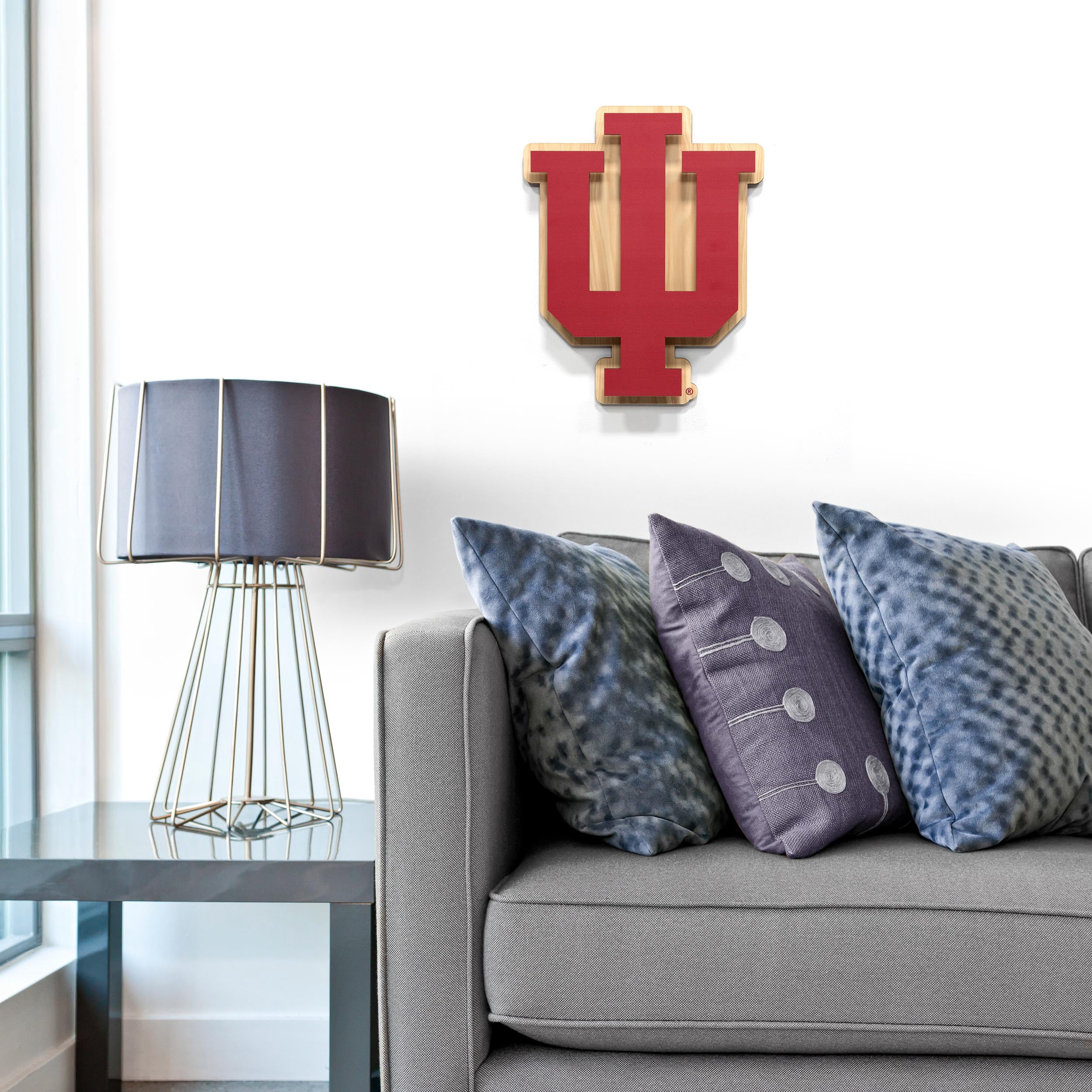 YouTheFan NCAA Indiana Hoosiers 3DX Die Cut Wall Art