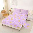 thumbnail image 2 of Manfei Tennis Ball Bed Sheets,Sport Theme Full Size Sheets For Girls,Lavender Hue,4 Pieces,1 Flat Sheet,1 Fitted Sheet and 2 Pillowcases, 2 of 7