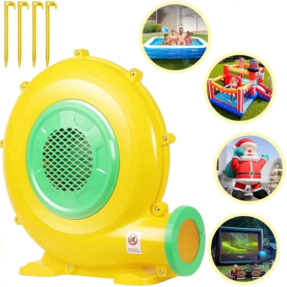 Air Blower Pump Fan 750 Watt 1.0HP For Inflatable Bounce House Bouncy Castle Air Bouncer Blower for inflatables Jump House, Jump Slides, Efficient and Convenient Air Blower