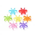 thumbnail image 1 of Transparent Acrylic Beads Sunburst Starflake Beads Mixed Color 19x17x7mm Hole: 1.5mm about 790pcs/500g, 1 of 3