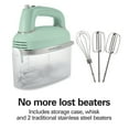 thumbnail image 5 of Hamilton Beach 5-Speed Electric Hand Mixer with SmartBoost Technology, Mixer for Kitchen, Mint, 5 of 9