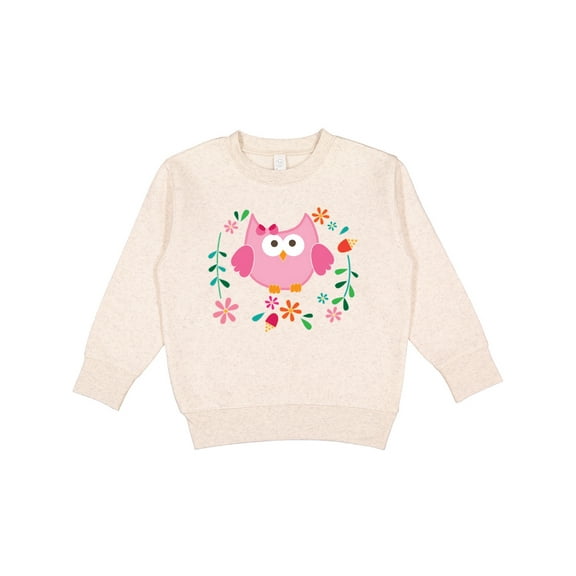 Inktastic Owl for Girls Toddler Sweatshirt
