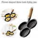 thumbnail image 4 of Sartén para Tortillas de Hierro Fundido con 3 Orificios, Antiadherente, para Cocinar Huevos y Jamón, para el Desayuno, para Freír Huevos y Panqueques, 4 of 10