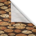 thumbnail image 5 of Ambesonne Abstract Grommet Curtain, Spots Waves Elliptic, 50" x 108", Orange Brown, 5 of 6