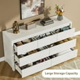 thumbnail image 3 of 7 Drawer Dresser for Bedroom,Modern Chest of Drawer,Handle Free Design,Storage Cabinet for Living Room, Bedroom,Dresser TV Stand, Wood Drawer Organizer,Easy Assembly, 3 of 7