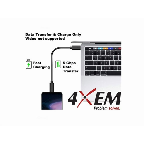 4Xem Usb-C To Usb-C Cable - 3Ft
