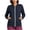 Navy, variant on Scrub Jacket for Women Zipper Long Sleeve Stretch Fleece Sweatshirt Fall Winter Warm Nurse Coats with Pocket S-XXL