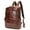 Brown, variant on Genuine Leather Men's Backpack Business,Brown