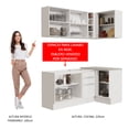 thumbnail image 4 of Cocina Integral Completa Esquinera 269cm Madesa 01 Blanco, 4 of 8