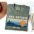 thumbnail image 5 of Lake Ontario Graphic T-shirt Lake Ontario Shirt Ontario Vacation Tee Pine Tree Graphic Tee Great Lakes Souvenir, 5 of 9
