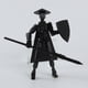 thumbnail image 1 of T13 Action Figure Robot,Stikbot Toys with Weapon Accessories, Titan 13 Action Figure,T13 3D Printed Action Figure, The Toys That Children Hope To Have (Black), 1 of 3