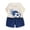 Dark Blue, variant on Letdown Toddler Boys Soccer Print Outfits Crew Neck Short Sleeve Tee Shirts and Solid Color Comfortable Shorts Activewear Two Piece Set Summer Clothes Outfits 3-12 Years Outdoor Wear