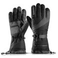 thumbnail image 2 of Winter Cycling Ski Gloves Windproof Waterproof Thermal Touch Screen Mittens Red XL, 2 of 5