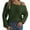 Z-Green459, variant on Women's Sweater Solid Color Slash Neck Fashion Metal Buckle Strap Cold Shoulder Long Sleeve Knit Pullover Female Trendy Tops
