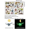 thumbnail image 5 of Pegatinas de pared de dinosaurios luminosos, pegatinas de pared de dinosaurios autoadhesivas para habitaciones infantiles, pegatinas de luz de dinosaurio, pegatinas de pared, dinosaurios, dinosaurios, 5 of 5