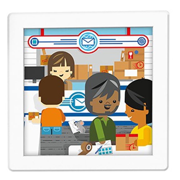 Replacement Parts for Fisher-Price Wonder Makers Design System - GFJ14 ~ Special Delivery Depot ~ Replacement Mail Room Wall