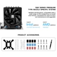 thumbnail image 6 of Thermalright Peerless Assassin 120 SE V2 CPU Air Cooler, 6 Heatpipes, Dual 120mm ARGB PWM Fans, Intel LGA 1851/1700/1200/115X, AMD AM4/AM5, 6 of 8