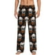 thumbnail image 1 of Fotbe Butterfly Skull Pantalones de Pijama para Hombre, Pantalones de Dormir, Pantalones de Casa con Cintura Ajustable y Bolsillos-X-Large, 1 of 6