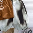 thumbnail image 3 of KPOPLK Kids Boy Pajamas Set Summer Baby Boy Letter Print Tank Top Pjs Shorts Sleepwear Clothes for 1-14 Years Size 5-6 Years, 3 of 4