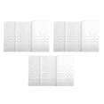 thumbnail image 1 of Mantel de plástico impermeable y a prueba de aceite, reutilizable, rectangular, con estampado de lunares, para banquetes, picnics y fiestas, color blanco, 3 unidades, 1 of 14