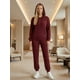 thumbnail image 2 of Conjunto Mujer 2 Piezas Sudadera y Pants Jogger Suave Invierno, 2 of 5