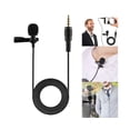 thumbnail image 1 of 3.5mm Clip-on Revers Microphone Mains Libres Condensateur Filaire Mini Micro Lavalier, 1 of 5