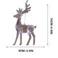 thumbnail image 3 of Christmas Decoration Crystal Ornaments,Hanging Acrylic Christmas Reindeer Shaped Ornaments for Christmas Tree Winter New Year Fireplace Party Holiday Decoration, 3 of 7