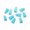 Blue1, variant on 10pcs/lot Candy Color Resin Mini Bear Charms For DIY Jewelry Making Accessories-Clear