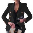 thumbnail image 2 of Blazers Décontractés pour Femmes avec Poches, Cardigans Ouverts, Veste de Travail Rouge, 2 of 4