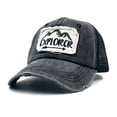 thumbnail image 1 of Gorra de béisbol vintage Trucker Explorer con parche de algodón lavado, 1 of 3