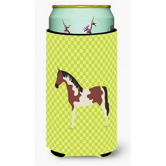 Carolines Treasures BB7733TBC Pinto Horse Green Tall Boy Beverage Insulator Hugger